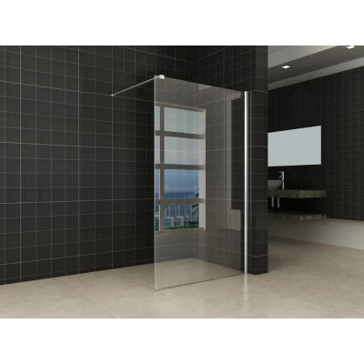 Afbeelding van Wiesbaden inloopdouche + muurprofiel 1100x2000 10mm NANO glas