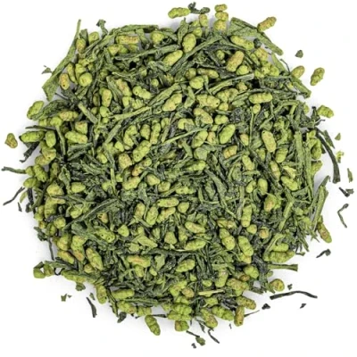 Image de Moya matcha Iri genmaicha thé vert biologique en feuilles lâches 100 g Sencha avec riz et Le meilleur de qualité du Japon Mélange unique