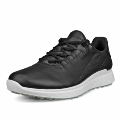 Afbeelding van ECCO Scasual Golfschoenen, Heren, Maat: 43, Black Leer