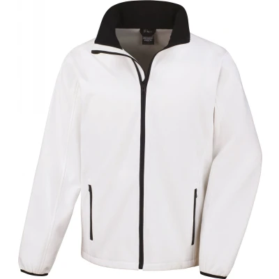 Afbeelding van Result Core Printable Soft Shell R231M White / Black