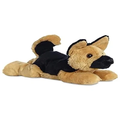 Afbeelding van Aurora Knuffelhond Flopsie 30,5 Cm Bruin/zwart
