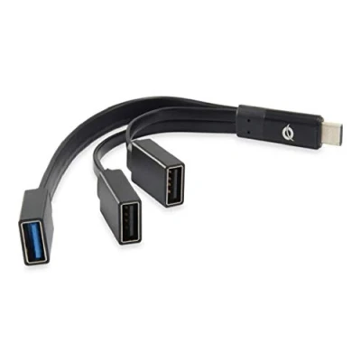 Afbeelding van Conceptronic HUBBIES01B Hub 1 x SuperSpeed USB 3.0 + 2 2.0 desktop