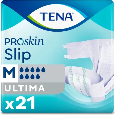 Afbeelding van TENA Slip Ultima Medium Karton van 63 kleefluiers