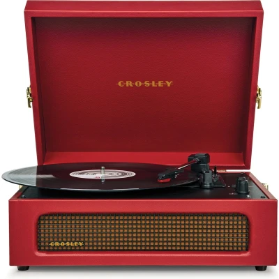 Afbeelding van Crosley Voyager CR8017B BUR Burgundy Rood Bluetooth in/uit Platenspeler