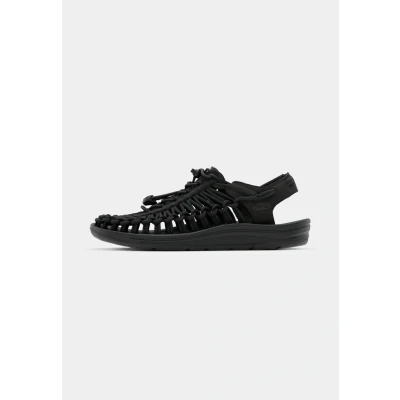 Afbeelding van Keen Uneek Outdoorsandalen, Dames, Maat: 37.5, Black/black Kunststof/ textiel