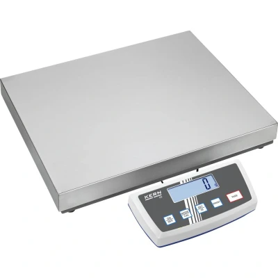 Afbeelding van Kern DE 60K10DL Pakketweegschaal Weegbereik (max.) 60 kg Resolutie 10 g, 20 g werkt op het lichtnet, batterijen, een accu Zilver