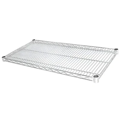 Afbeelding van Vogue chroom schappen voor voorraadrekken 152,5x45,7cm (2 stuks)