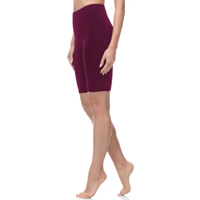 Afbeelding van Merry Style MS MS10 200 LE Dames Leggings Sport Vrijetijdsbroek Kort Katoen Sporbroek Yogabroek Wijnrood L