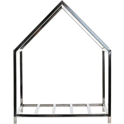 Afbeelding van Houtblok standaard DKD Home Decor Roestvrij staal 40 x 30 50 cm