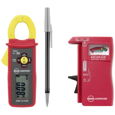 Afbeelding van Beha Amprobe Fluke AMP 25 KIT Stroomtang Digitaal CAT III 600 V Weergave (counts): 6000