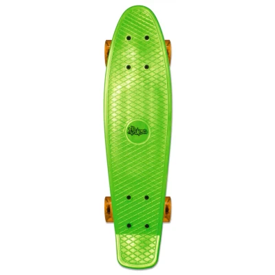 Afbeelding van Muuwmi Skateboard No Rules 57 X 15 Cm Hout Groen/oranje