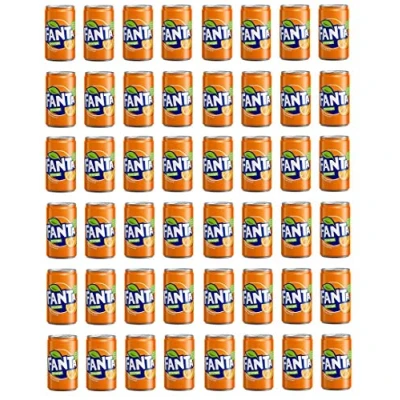 Afbeelding van Fanta 48 mini blikjes limonad oranje 150 ml 100%