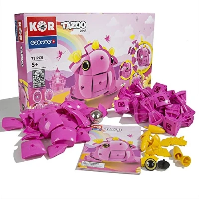 Afbeelding van Geomag Kor Tazoo Dina Roze 71 delig