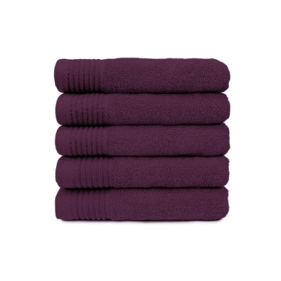 Afbeelding van 5 x The One Towelling handdoek 50x100 Plum