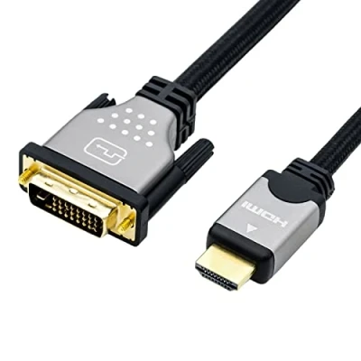 Afbeelding van ROLINE Monitorkabel DVI (24+1) HDMI, M/M, zwart / zilver, 1,5 m