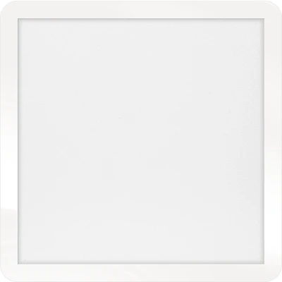 Afbeelding van ETH Anne LED plafonnière 4 settings wit 40x2.7cm 24W IP44 Vierkant Badkamer geschikt