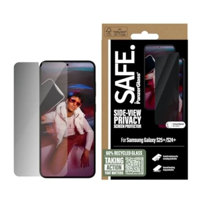 Image de SAFE. by PanzerGlass Protection d&#039;écran pour téléphone portable coupe ultra large verre avec filtre de confidentialité Samsung Galaxy S