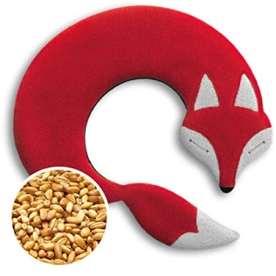 Afbeelding van Leschi Noah The Fox Verwarmd Nekkussen Rood