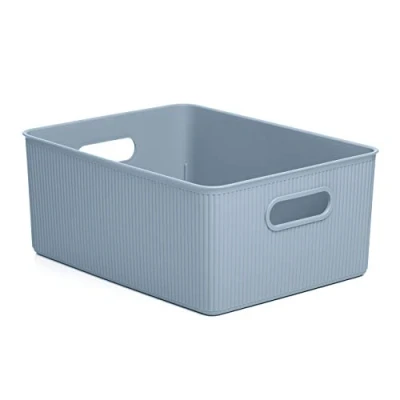 Image de TATAY Baobab Grand panier de rangement multi usages Bleu 75 x 98,5 40,6 cm