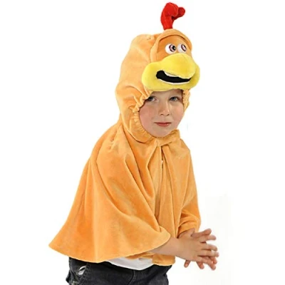 Afbeelding van Pretend to Bee Chicken Kids kostuum Years cape kip 3/6 jaar 9974, 3 6