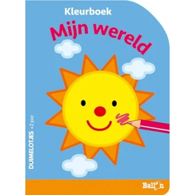 Afbeelding van Uitgeverij ballon kleurboek mijn wereld