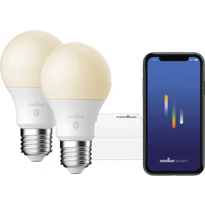 Afbeelding van Nordlux A60 lichtbron smart start pack 2x SMD E27+ Bridge