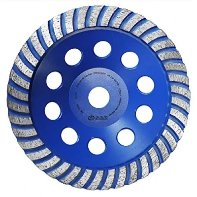 Afbeelding van S&amp;R 180 Diamant Schuurschijf Beton Graniet Steen. Slijpschijf Oppervlakte Slijpmachine Professionele