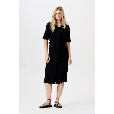 Image de Zwangerschapsjurk met voedingsfunctie Katarina Black XS