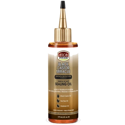 Afbeelding van African Pride Black Castor Miracle Hair &amp; Scalp Sealing Oil 118ml