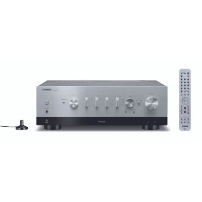 Afbeelding van Yamaha R N800A Zilver Stereo versterker met ingebouwde streaming