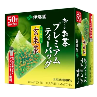 Afbeelding van Itoen Premium Tee Bag Genmai Tea 1,8 g 50 Peace Green (Pack Type)