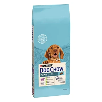 Afbeelding van 2x14kg Purina Puppy Lam &amp; Rijst Dog Chow Hondenvoer