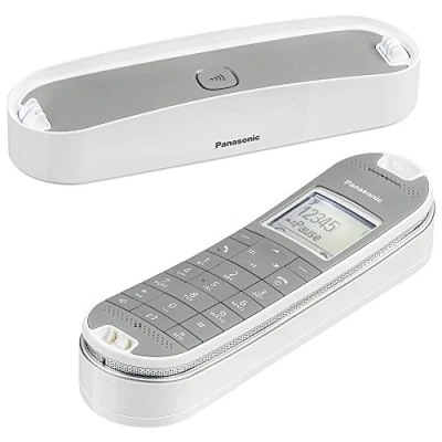 Image de Panasonic KX TGK320 Téléphone sans fil système de répondeur avec ID d&#039;appelant DECT\GAP blanc