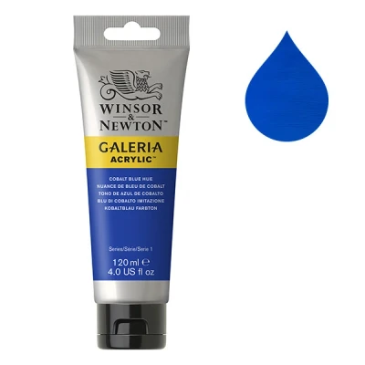 Image de Winsor &amp; Newton Galeria peinture acrylique (120 ml) 179 nuance bleu de cobalt