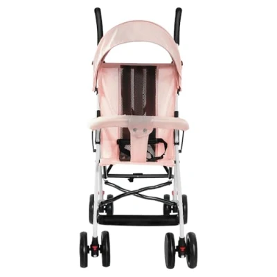Afbeelding van Evolutionaire babydriewieler 5 in 1 fiets tot 25 kg, waterdichte cabine met UPF50+ filter, opvouwbaar, 360 graden draaibare zitting, verstelbaar, D roze