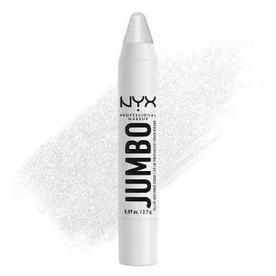 Image de NYX Professional Makeup Crayon Highlighter pour le Visage Jumbo Multi Use Face Stick, Couleur Intense, usages avec Huiles de Soin, : Vanilla Ice Cream (02)