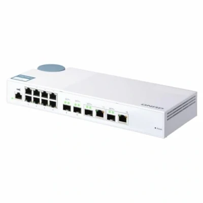 Image de QNAP QSW M408 2C Commutateur Géré 2 x 10 Gigabit SFP+ + combo gigabits 8 10/100/1000 de bureau