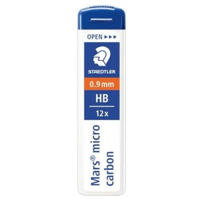 Afbeelding van Staedtler Mars Micro Carbon 250 0,9 mm HB 12 stuks