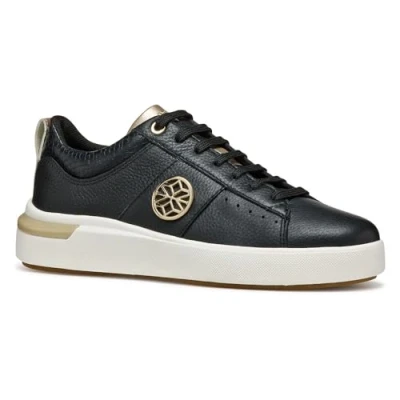 Afbeelding van Geox Dalyla Sneakers laag, Dames, Maat: 40, Black Leer