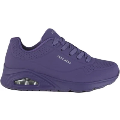 Afbeelding van Skechers Sport UNO Sneakers laag, Dames, Maat: 42, Lila Hoogwaardig imitatieleer
