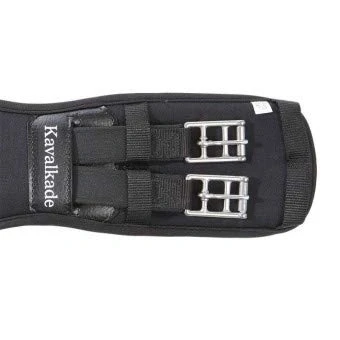 Afbeelding van Kavalkade Singel Dressage MF met Elastiek Zwart 90cm Agradi.be