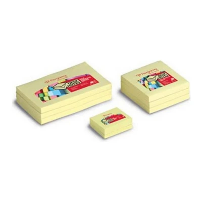 Afbeelding van Pergamy Notes, Ft 76 X Mm, Geel Memoblok