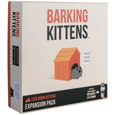 Afbeelding van Exploding Kittens Barking uitbreidingspakket kaartspellen voor volwassenen, tieners en kinderen grappige familiespellen (Edizione Inglese)