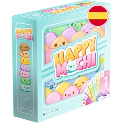 Afbeelding van Zygomatic Happy Mochi Spaans aapkaartspel voor het hele gezin, handgeïllustreerd spel met kawaii motief, vanaf 8 jaar, 2 6 spelers, 20 minuten