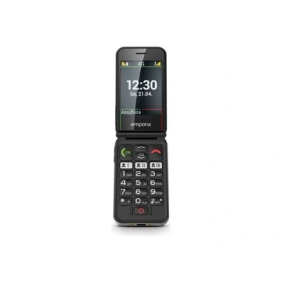 Afbeelding van emporiaSIMPLICITYglam.4G 4G functionele telefoon RAM 64 MB / intern geheugen 128 microSD slot lcd scherm (TFT) 320 x 240 pixels zwart