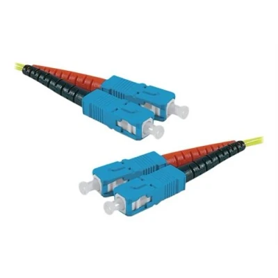 Image de generic Cordon de raccordement mode unique SC/UPC (M) pour 5 m 2 mm fibre optique duplex 9 / 125 micromètres OS2 sans halogène jaune