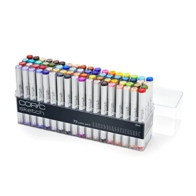 Afbeelding van COPIC Sketch Set van 12 dubbelzijdige alcoholmarkers D