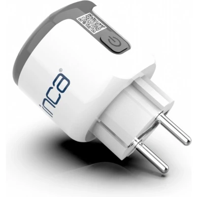 Afbeelding van INCA IWA 283 Smart PLUG WHITE Indoor/outdoor, Slimme Stekker, Timer Tijdschakelaar &amp; Energiemeter Duurzaamheid Life Automatiseren Home Stopcontact.
