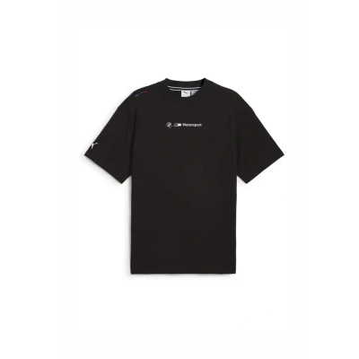 Afbeelding van BMW M Motorsport Lifestyle T shirt met autoprint voor Heren, Zwart, Maat L PUMA