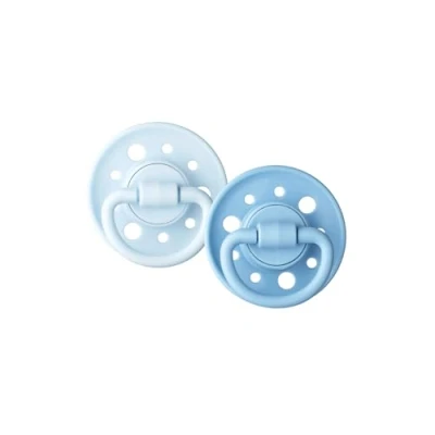 Afbeelding van Dodie Gaïa 2 Ronde Fopspenen 0 6 Maanden (Kleur : Blauw)